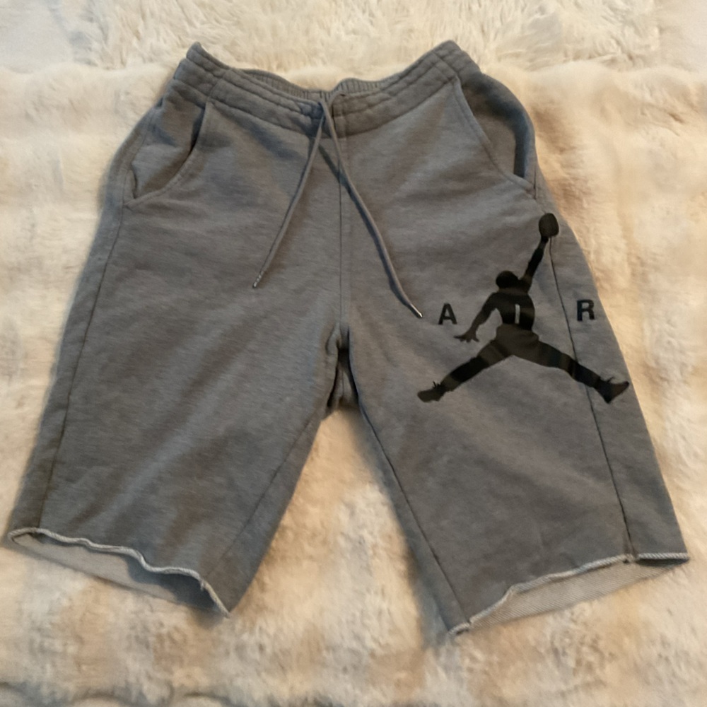 JORDAN•Men’s Gray Casual Shorts with Logo•S - Picture 4 of 13